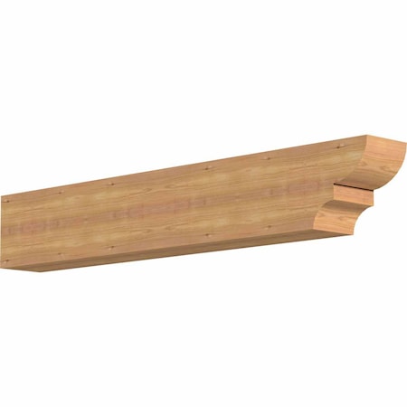 Ekena Millwork Ridgewood Smooth Rafter Tail, Western Red Cedar, 5 1/2"W x 8"H x 48"L RFT06X08X48RID00SWR